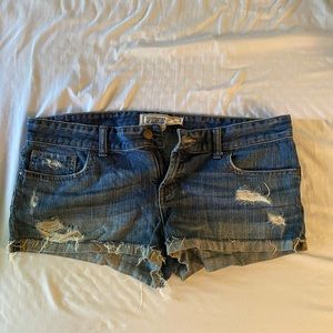 VS Pink denim shorts